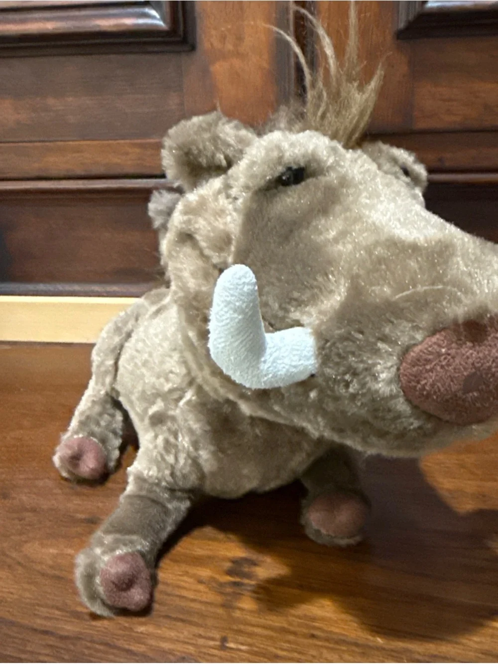 The Lion King Movie Talking Pumbaa Plush Stuffed Animal Disney Pumba Sound Works